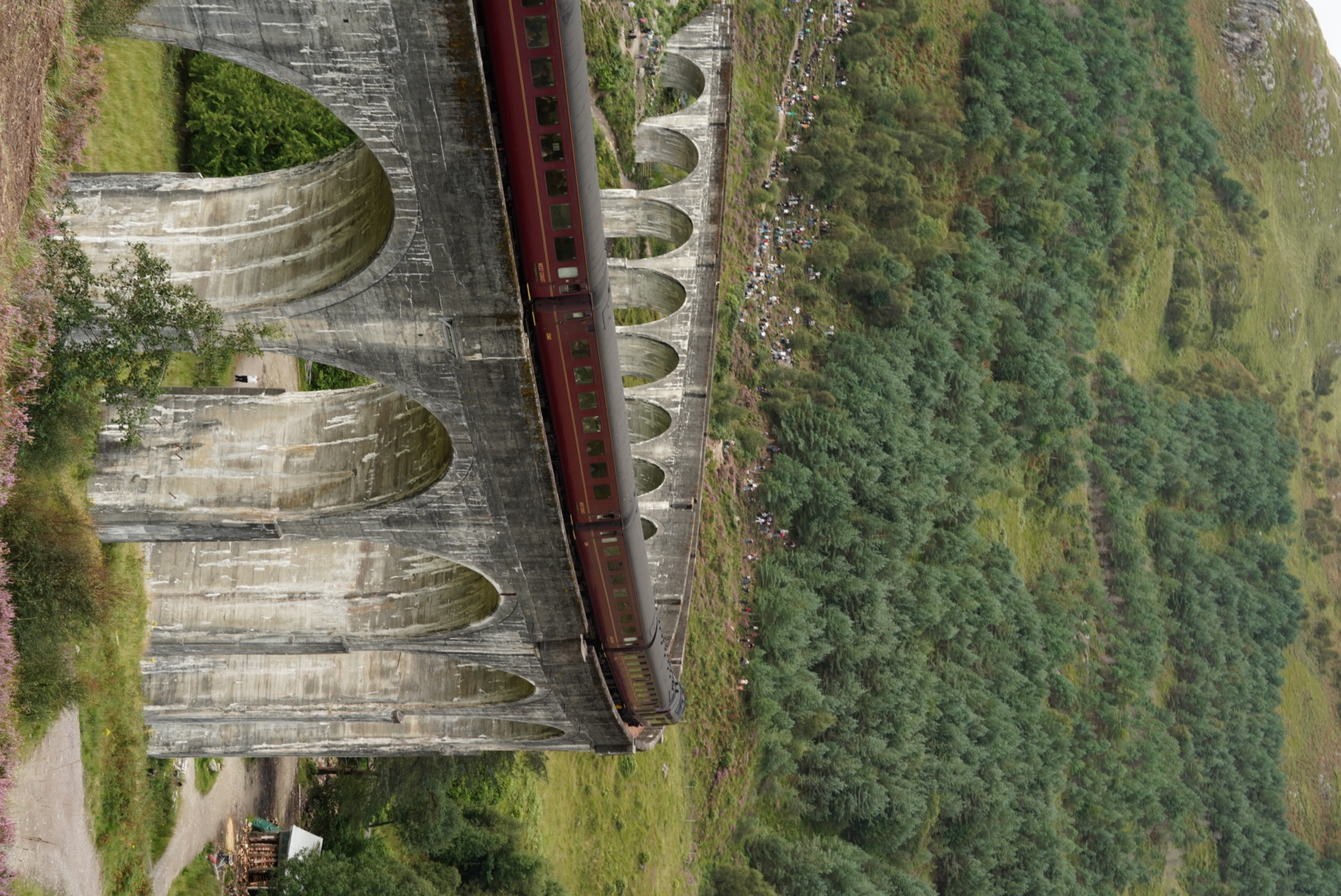 Harry Potter train bridge